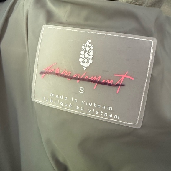 Free People FP Movement All Prepped Ski Snow Jacket Women’s Small S Greyed Olive - Picture 2 of 7